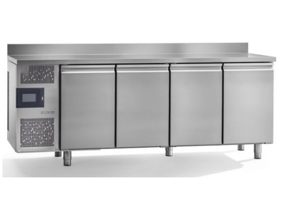 Tavolo refrigerato Daiquiri Elite Line 4 porte con alzatina 0/+ 8° h.710.